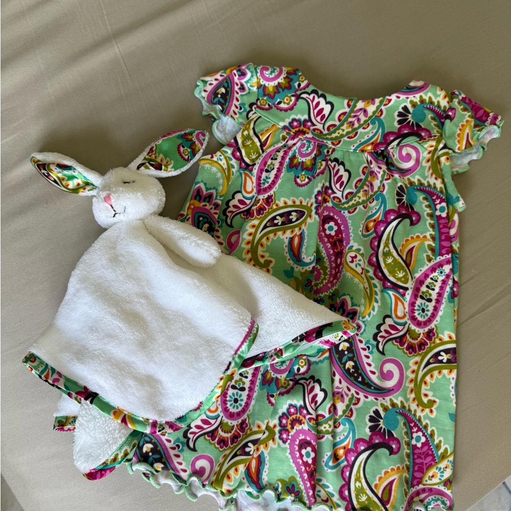Vera Bradley Baby Dress with Floral Paisley